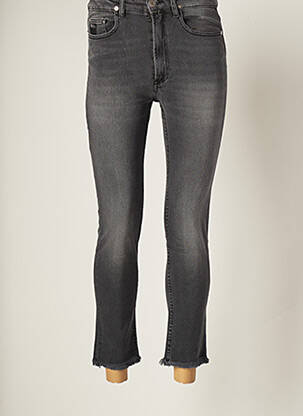 Pantalon 7/8 elasticitate mărime normală gri APRIL 77 femeie