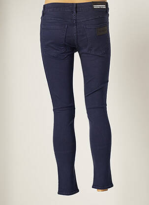 Pantalon 7/8 elasticitate mărime normală albastru APRIL 77 femeie
