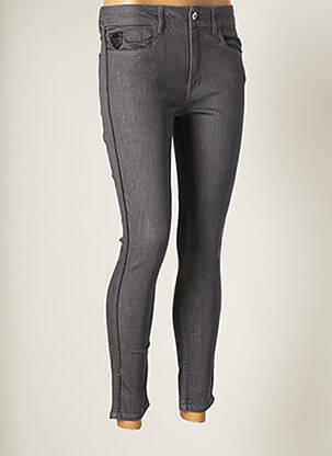 Pantalon 7/8 elasticitate mărime normală gri APRIL 77 femeie