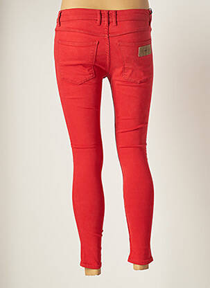 Pantalon 7/8 elasticitate mărime normală roșu APRIL 77 femeie