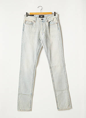 Blugi cu croială dreaptă albastru APRIL 77 femeie