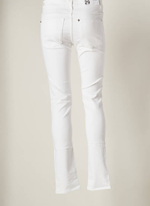 Pantalon drept alb APRIL 77 femeie
