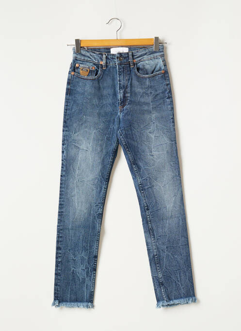 Blugi cu croială slim albastru APRIL 77 femeie