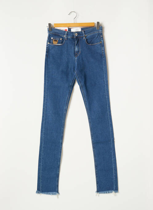 Blugi cu croială slim albastru APRIL 77 femeie