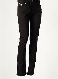 Pantalon slim broderie cu nituri mărime normală negru APRIL 77 femme
