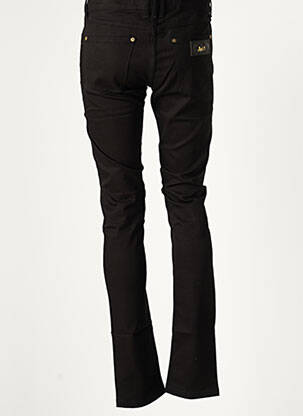 Pantalon slim broderie cu nituri mărime normală negru APRIL 77 femeie