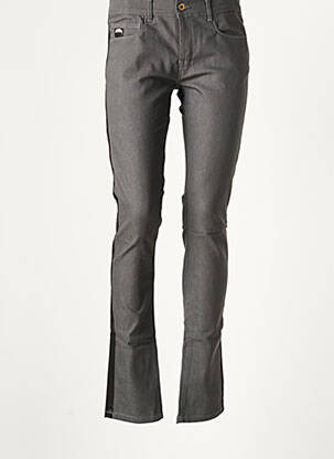Pantalon drept gri APRIL 77 femeie