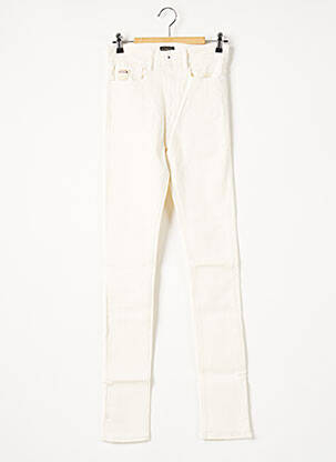 Pantalon drept alb APRIL 77 femeie