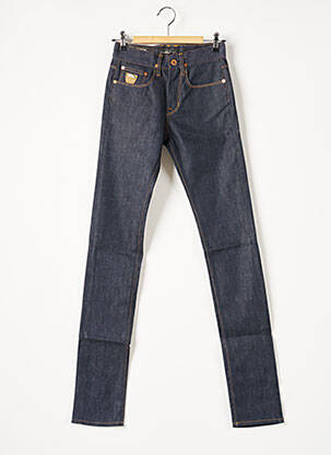 Blugi cu croială slim albastru APRIL 77 femeie