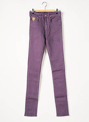 Pantalon drept elasticitate mărime normală violet APRIL 77 femeie