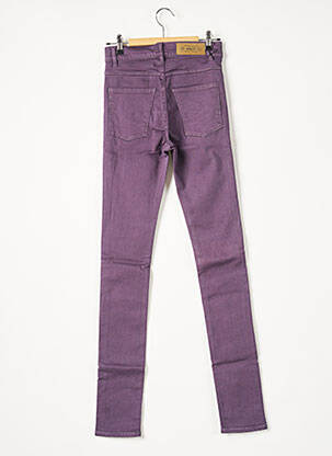 Pantalon drept elasticitate mărime normală violet APRIL 77 femeie