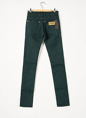 Pantalon drept elasticitate mărime normală verde APRIL 77 femeie
