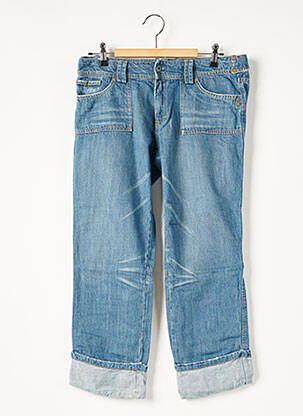 Pantalon trei sferturi albastru APRIL 77 femeie