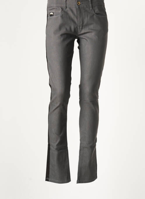 Pantalon drept gri APRIL 77 femeie