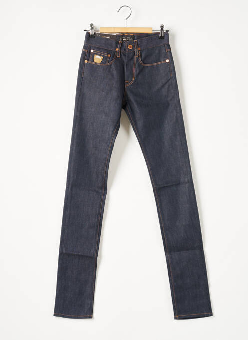 Blugi cu croială slim albastru APRIL 77 femeie