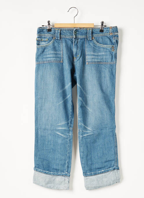 Pantalon trei sferturi albastru APRIL 77 femeie