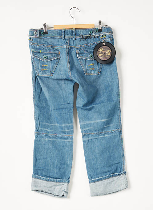 Pantalon trei sferturi albastru APRIL 77 femeie