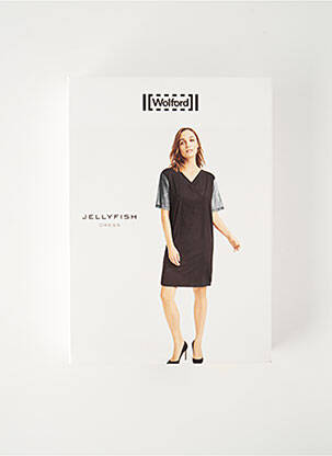 Rochie midi mâneci scurte mâneci scurte negru WOLFORD femeie