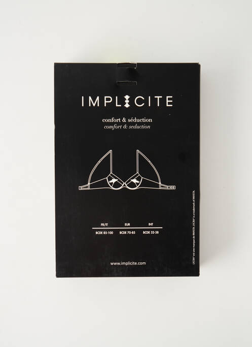 Sutien negru IMPLICITE femeie