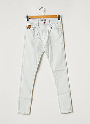 Blugi cu croială slim albastru APRIL 77 femeie