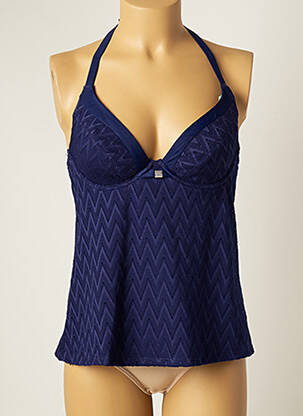 Sutien de costum de baie elasticitate albastru BESTFORM femeie