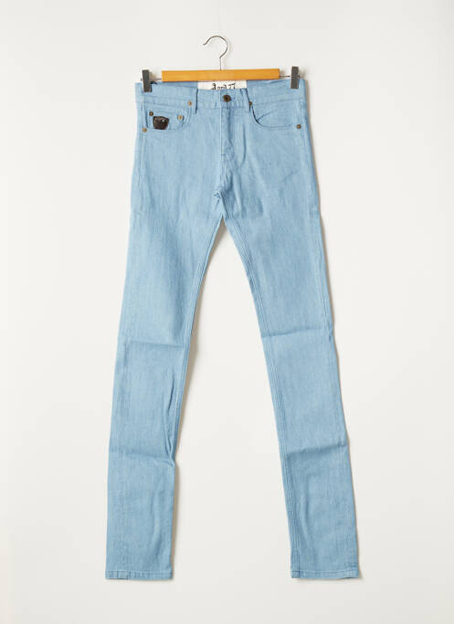 Blugi cu croială slim albastru APRIL 77 femeie