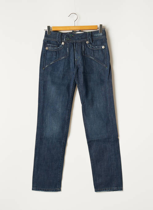 Blugi cu croială dreaptă albastru APRIL 77 femeie