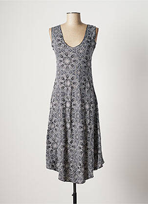 Rochie midi gri DIPAWALI femeie