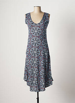 Rochie midi albastru DIPAWALI femeie