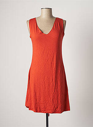 Rochie midi portocaliu DIPAWALI fată