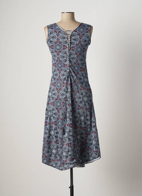 Rochie midi albastru DIPAWALI femeie