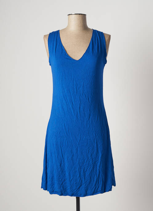 Rochie midi albastru DIPAWALI fată