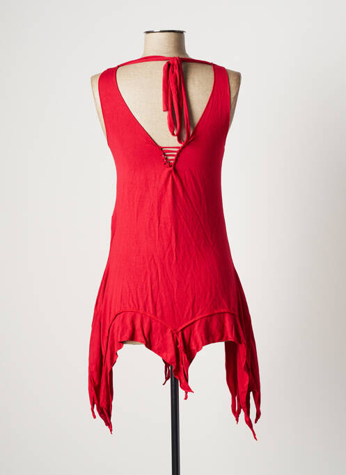 Tunică fără mâneci roșu DIPAWALI fată