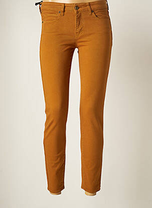 Pantalon 7/8 maro FIVE femeie
