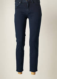 Pantalon 7/8 elasticitate mărime normală albastru FIVE femme