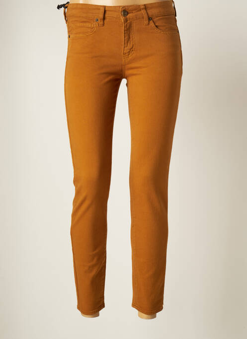 Pantalon 7/8 maro FIVE femeie