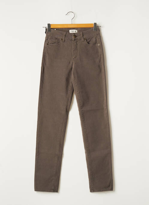 Blugi cu croială slim gri FIVE femeie