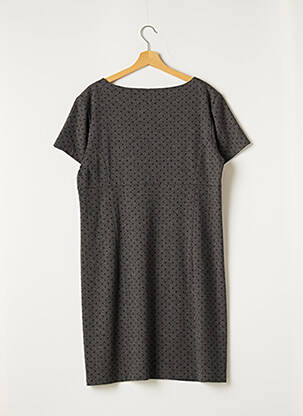 Rochie midi mâneci lungi mâneci lungi gri CAROLE RICHARD femeie