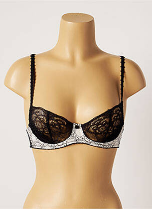 Sutien broderie negru GOSSARD femeie