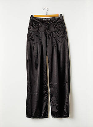 Pantalon larg negru NEW PLAY femeie