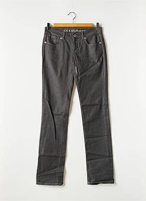 Pantalon drept elasticitate talie joasă gri GUESS femeie