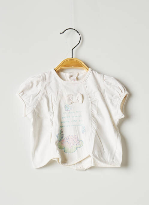 Tricou bej BABYMINI PAR CATIMINI fată