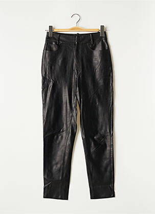 Pantalon drept închidere cu fermoar sub clapetă cu cârlig talie înaltă negru GREYHOUND ORIGINAL femeie
