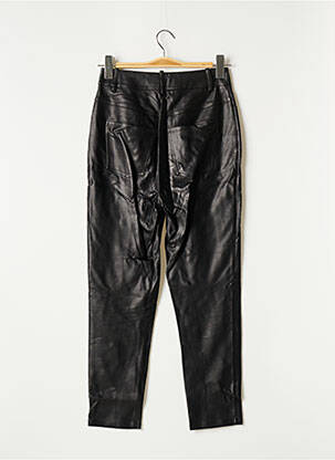 Pantalon drept închidere cu fermoar sub clapetă cu cârlig talie înaltă negru GREYHOUND ORIGINAL femeie
