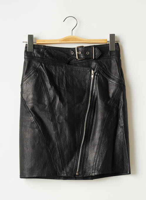 Fustă scurtă negru ECHT LEDER femeie