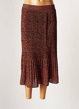 Fustă midi portocaliu VERO MODA femeie