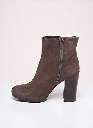 Botine/ghete toc de 7 la 9 cm gri UNISA femeie