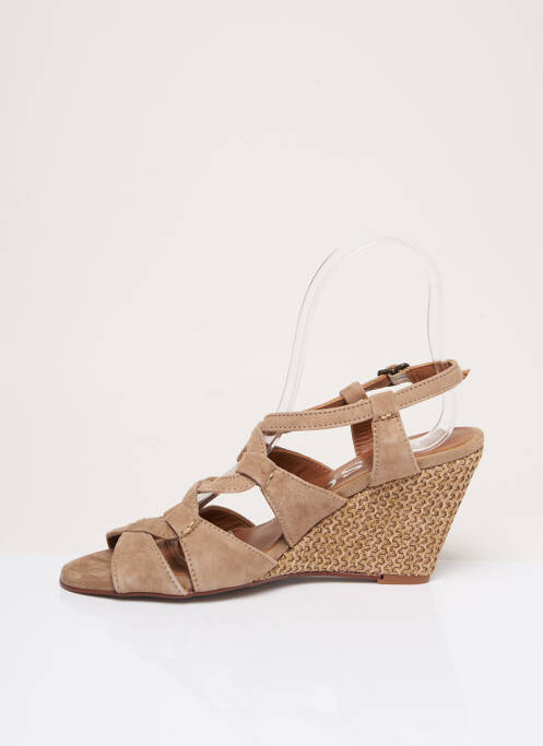 Sandale/Pantofi decupați bej KESS femeie
