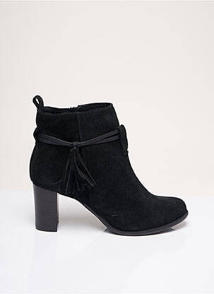 Botine/ghete toc pătrat toc de 7 la 9 cm negru BELLA STORIA femeie