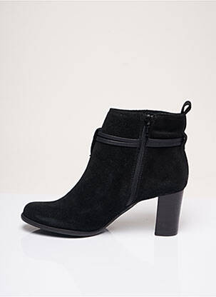 Botine/ghete toc pătrat toc de 7 la 9 cm negru BELLA STORIA femeie